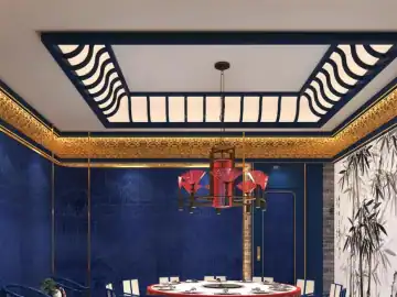 红蓝木作里的中式雅间 · 案例与风格参考