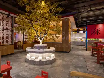 一棵树串起的院落餐厅 · 案例与风格参考