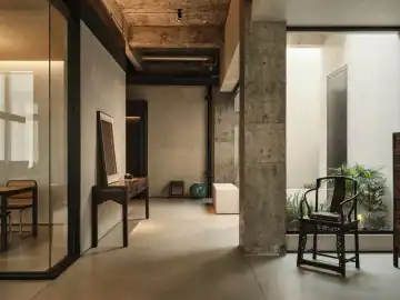 穿过庭院去会客 · 实景照片