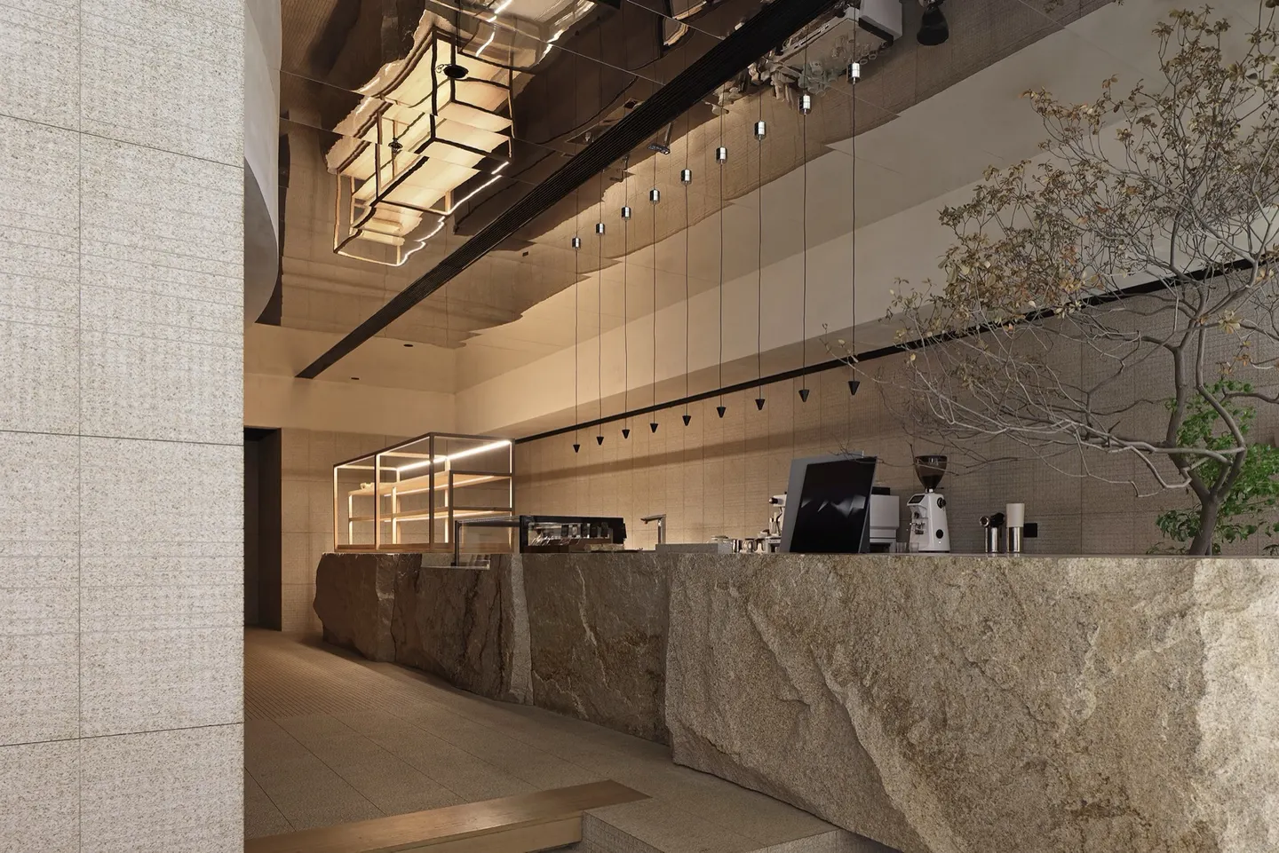 从一块原石延展的烘焙空间 · 实景照片 · 空间细节
