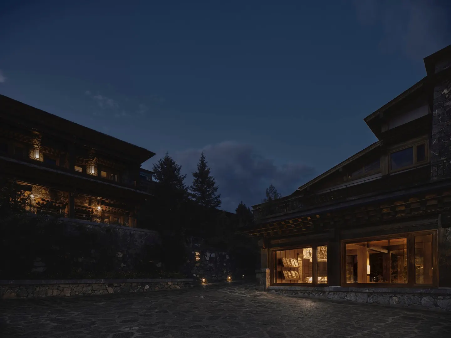 旧屋院落中的暖光烘焙角 · 实景照片 · 空间细节
