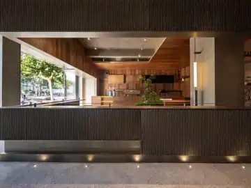 半围合吧台打开街角咖啡 · 实景照片