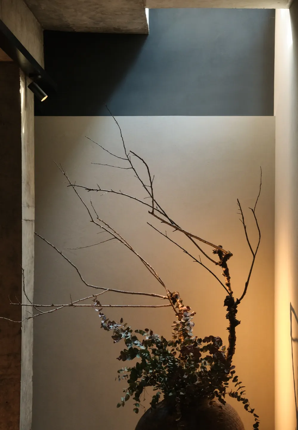 弧线围出的安静餐桌 · 实景照片 · 空间细节