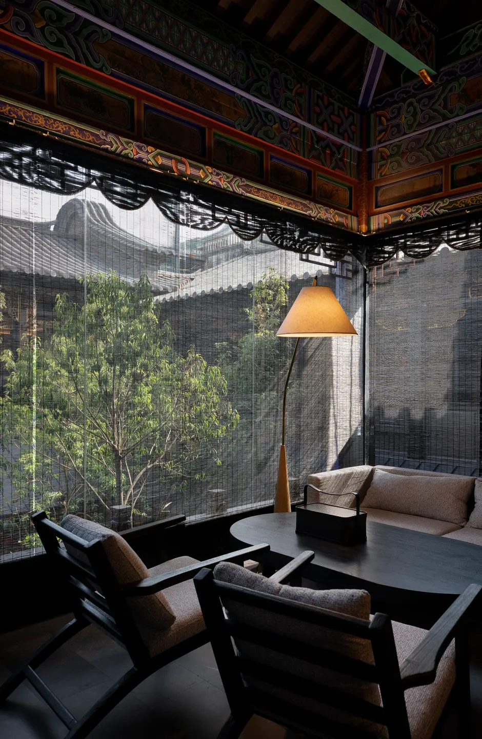 围着绿意中庭用餐 · 实景照片 · 空间细节