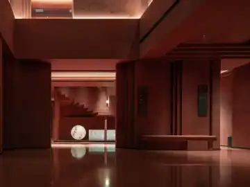 层次红调里的多场景餐厅 · 实景照片