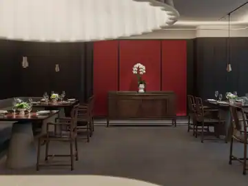 游廊环抱的空中庭院 · 实景照片