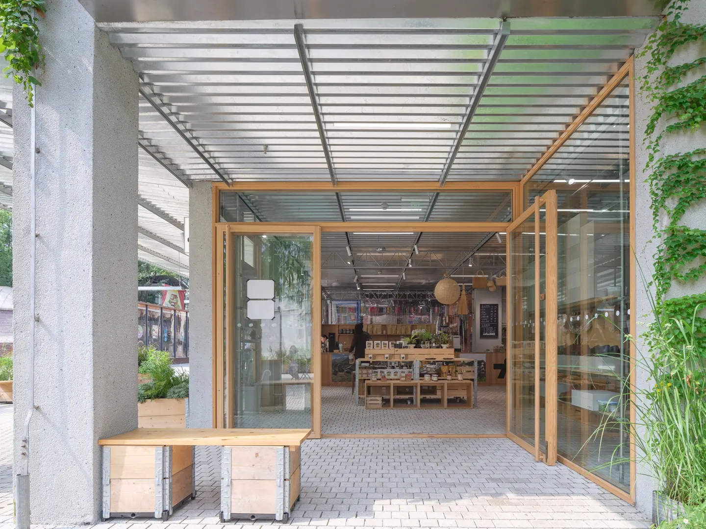 在城市里搭一座开放的棚 · 实景照片 · 空间细节