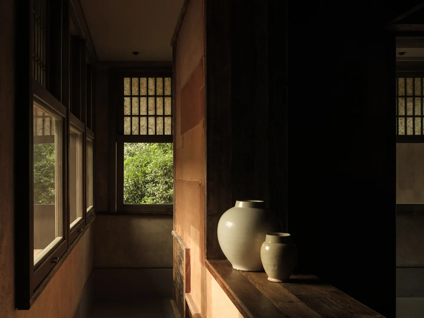 木窗里框住的一片绿 · 实景照片 · 空间细节