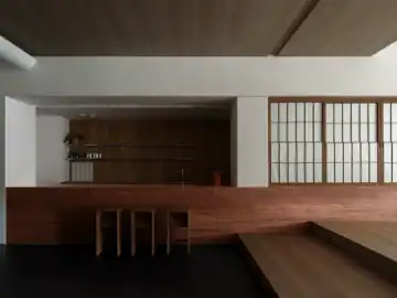 木地板从脚下走向四周 · 实景照片