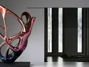 黑白灰中的光影展厅 · 实景照片