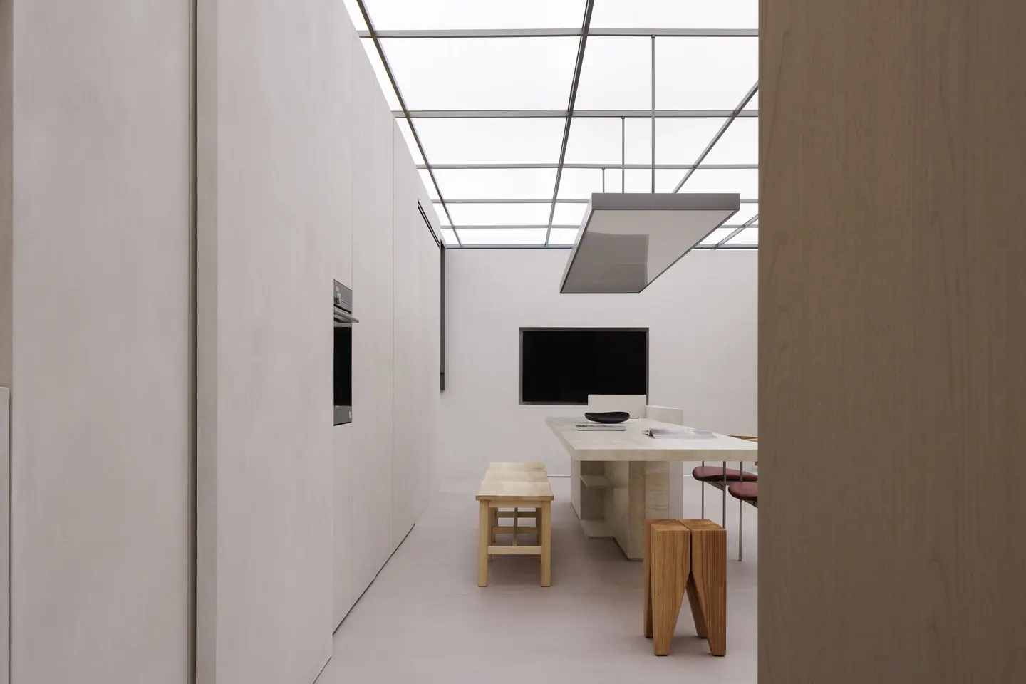 盒体与错层组织的体验展厅 · 实景照片 · 空间细节