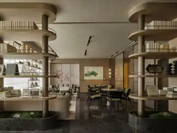 在书香与暖光里，慢慢坐下来 · 实景照片